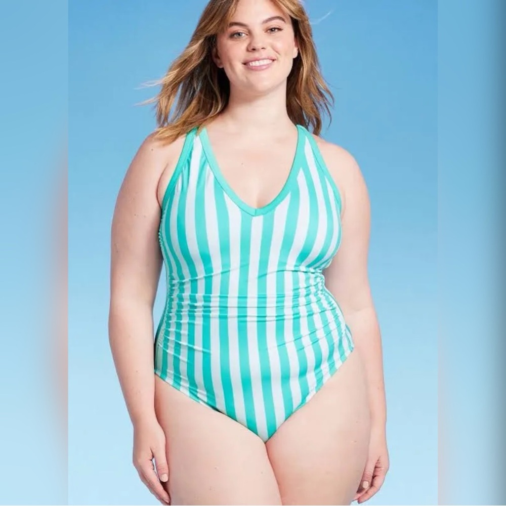 Kona Sol Striped One Piece 🌊